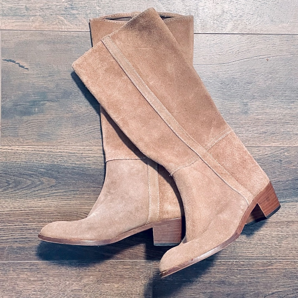 Vintage suede/leather boots